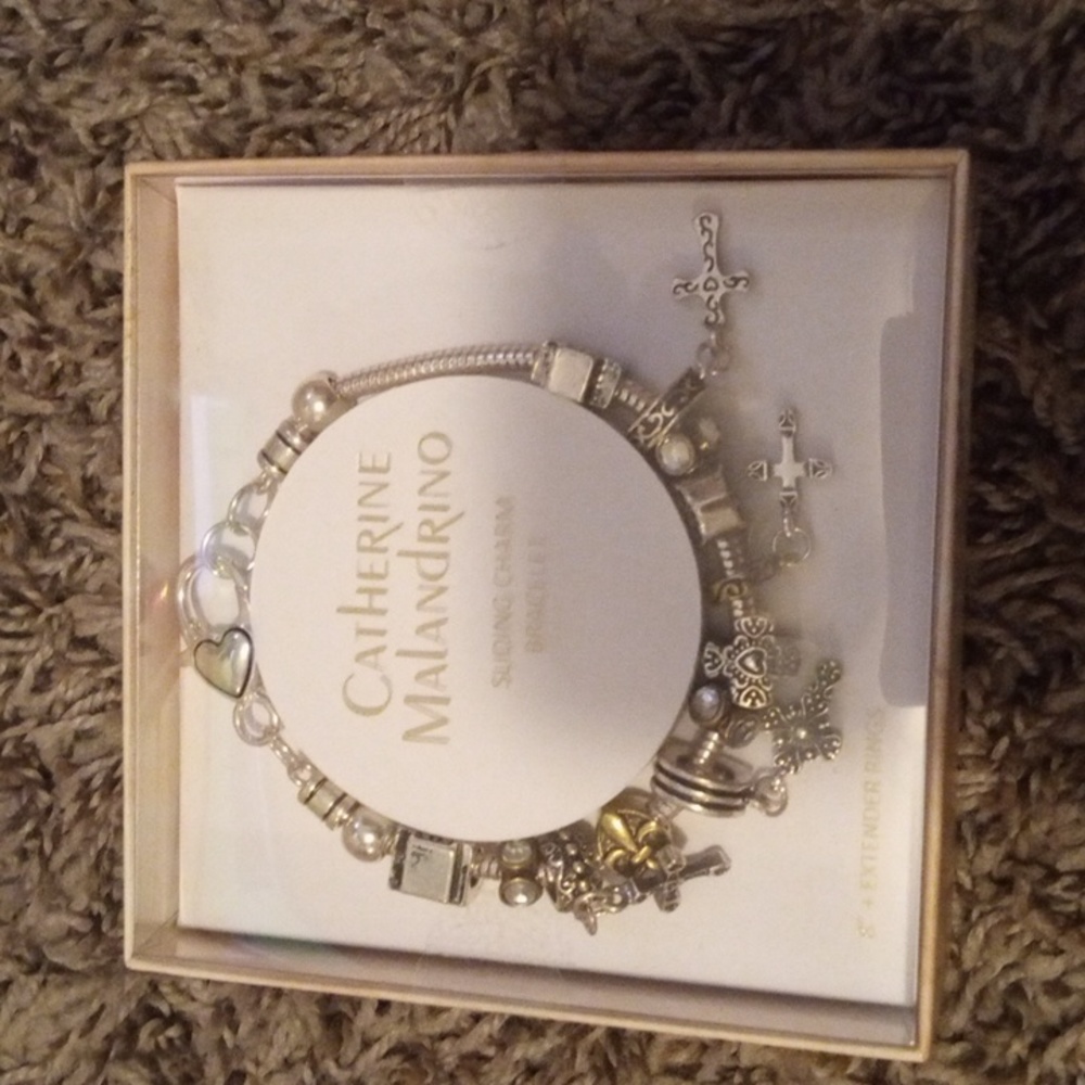 Catherine malandrino cross bracelet